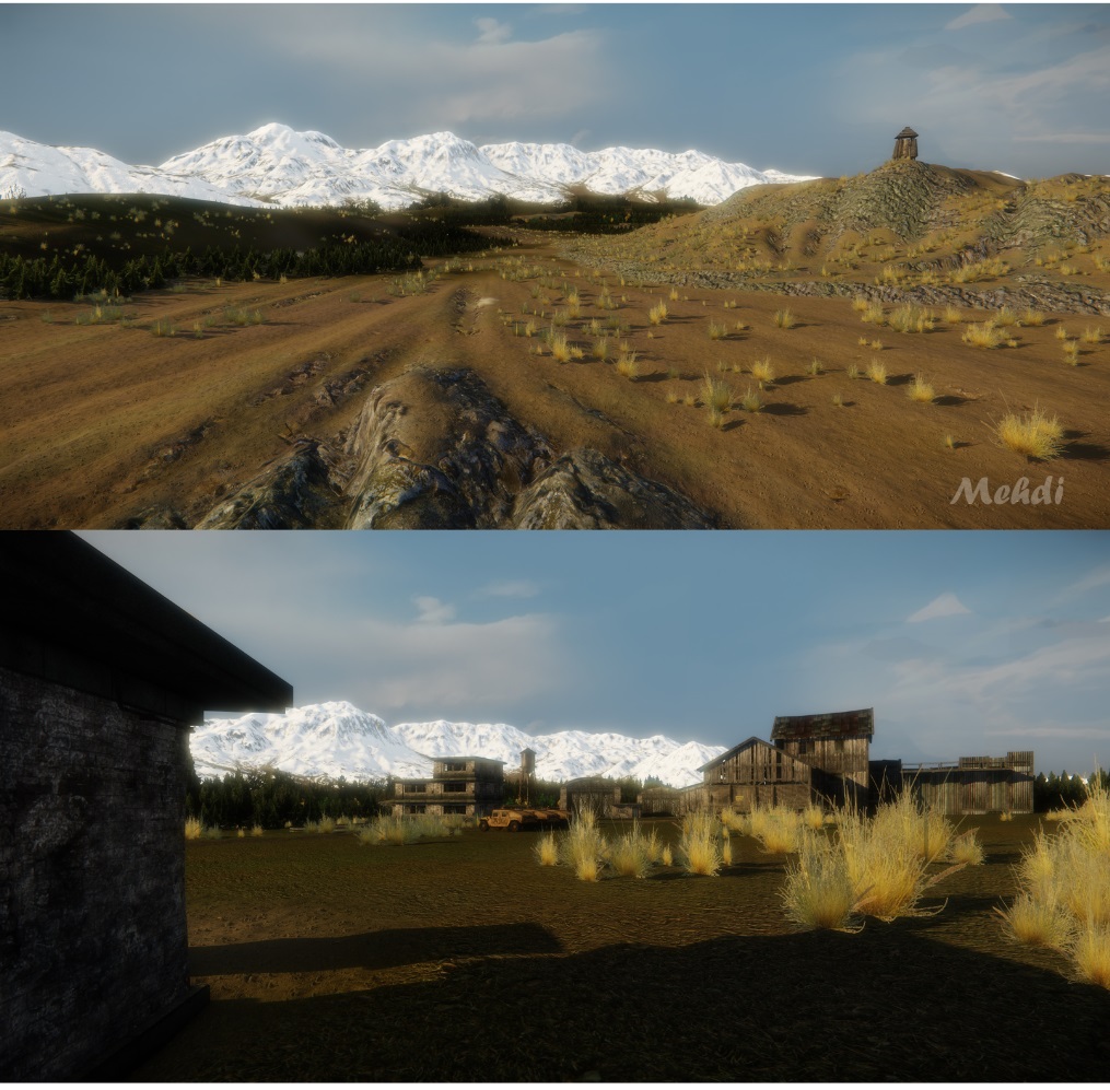 اسکرین‌شات از یک بازی جدی نظامی در سبک مخفی‌کاری با حضور شخصیت کماندو